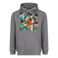 Storm western cowgirl seamless pattern Heavyweight Hoodie - BundleAndBundleShop
