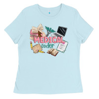 Baby Blue medical codler Ladies Tee - MaliasSmallBusiness