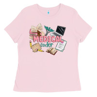 Bubblegum Pink medical codler Ladies Tee - MaliasSmallBusiness
