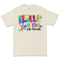 Bone love needs no words autism Premium Tee - MaliasSmallBusiness