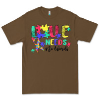 Cacao love needs no words autism Premium Tee - MaliasSmallBusiness