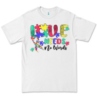 White love needs no words autism Premium Tee - MaliasSmallBusiness