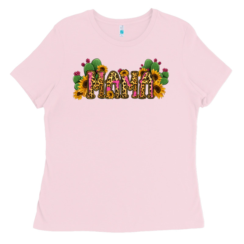 Cactus Leopard Sunflower Mama And Mini Set Ladies Tee by Jasminsmagicworld | Teevron