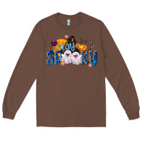Chestnut Stay Spooky Long Sleeve Tee - texasbilliewilder