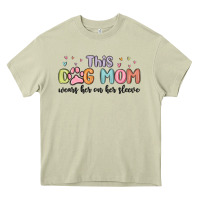 This Dog Mom Wears Her Heart On Her Sleeve Heavy Core Tee | Teevron