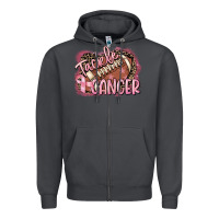 Smoke Tackle cancer Football Zipper Hoodie - FaDigitalArtStudio