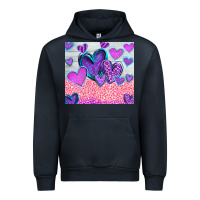 Navy love Urban Hoodie - CowhideDigitalArt