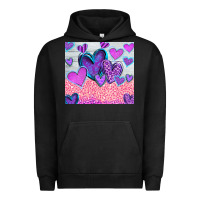 Pigment Black love Urban Hoodie - CowhideDigitalArt