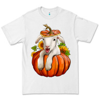 White fall pumpkin lamb nancy cooper Premium Tee - NancyCooperArtShop
