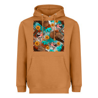 Meerkat western cowboy hat seamless pattern Heavyweight Hoodie - BundleAndBundleShop