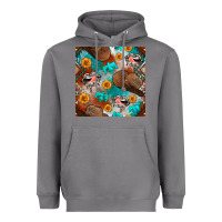 Storm western cowboy hat seamless pattern Heavyweight Hoodie - BundleAndBundleShop