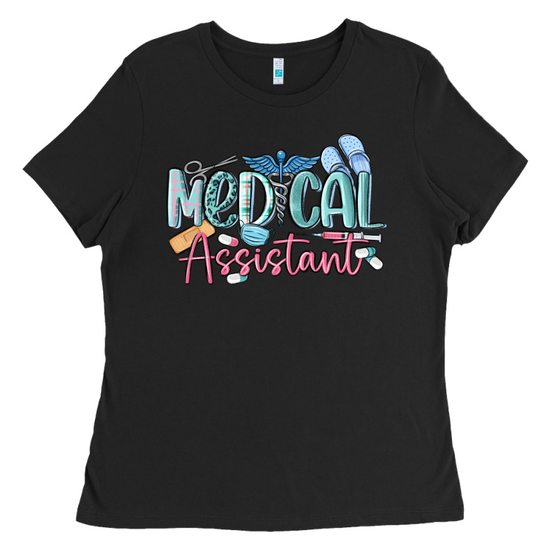Medical Assistant Nurse Ladies Tee by MaliasSmallBusiness | Teevron