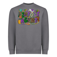Storm airport agent mardi gras Heavyweight Sweatshirt - CowGirlArtShop