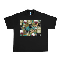 Black California Wine with Leopard Background Urban Heavy Tee - Bettercallsaul