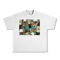 Lunar Rock California Wine with Leopard Background Urban Heavy Tee - Bettercallsaul