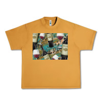 Peanut Butter California Wine with Leopard Background Urban Heavy Tee - Bettercallsaul
