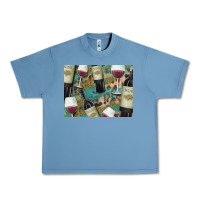 Pebble Blue California Wine with Leopard Background Urban Heavy Tee - Bettercallsaul