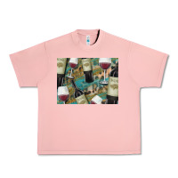Salmon California Wine with Leopard Background Urban Heavy Tee - Bettercallsaul
