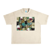 Sandshell California Wine with Leopard Background Urban Heavy Tee - Bettercallsaul
