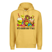 Antique Gold It's Game Day Y'all Softball Coffee Cups Premium Hoodie - FaDigitalArtStudio