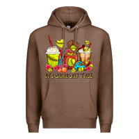 Chestnut It's Game Day Y'all Softball Coffee Cups Premium Hoodie - FaDigitalArtStudio