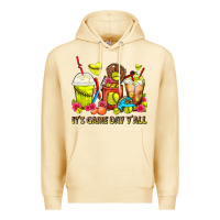 Pina Colada It's Game Day Y'all Softball Coffee Cups Premium Hoodie - FaDigitalArtStudio