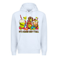 White It's Game Day Y'all Softball Coffee Cups Premium Hoodie - FaDigitalArtStudio