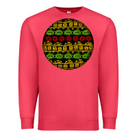 Cardinal african masks round earrings Premium Sweatshirt - BundleAndBundleShop