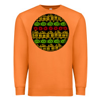 Carrot african masks round earrings Premium Sweatshirt - BundleAndBundleShop