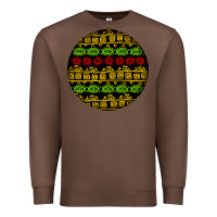 Chestnut african masks round earrings Premium Sweatshirt - BundleAndBundleShop