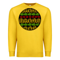 Lemon african masks round earrings Premium Sweatshirt - BundleAndBundleShop