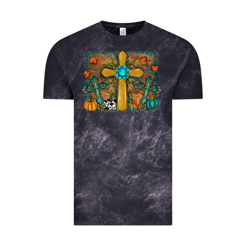 Fall Gemstone Cross Vintage Tee by RanaPortraitStore | Teevron