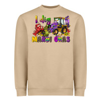 Mushroom i dig mardi gras Heavyweight Sweatshirt - CowGirlArtShop