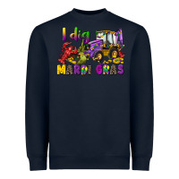 Navy i dig mardi gras Heavyweight Sweatshirt - CowGirlArtShop