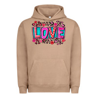 Pigment Burro Love Valentine Urban Hoodie - CowhideDigitalArt