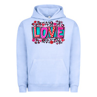 Pigment Grape Ice Love Valentine Urban Hoodie - CowhideDigitalArt