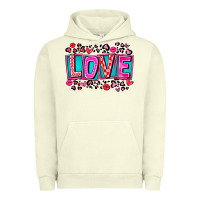 Pigment Pistachio Love Valentine Urban Hoodie - CowhideDigitalArt