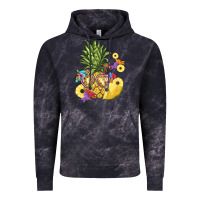 Cloud Black pineapple enjoying Vintage Hoodie - BarkalooDesign