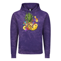 Cloud Purple pineapple enjoying Vintage Hoodie - BarkalooDesign