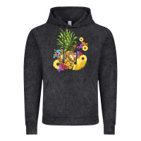 Pineapple Enjoying Vintage Hoodie | Teevron