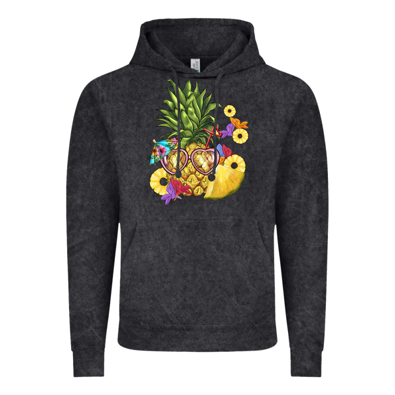 Pineapple Enjoying Vintage Hoodie by BarkalooDesign | Teevron