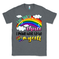 Charcoal Heather the only choice i made was to be myself Classic Tee - Artiststas