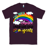 Plum the only choice i made was to be myself Classic Tee - Artiststas