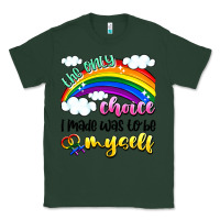 Sports Green the only choice i made was to be myself Classic Tee - Artiststas