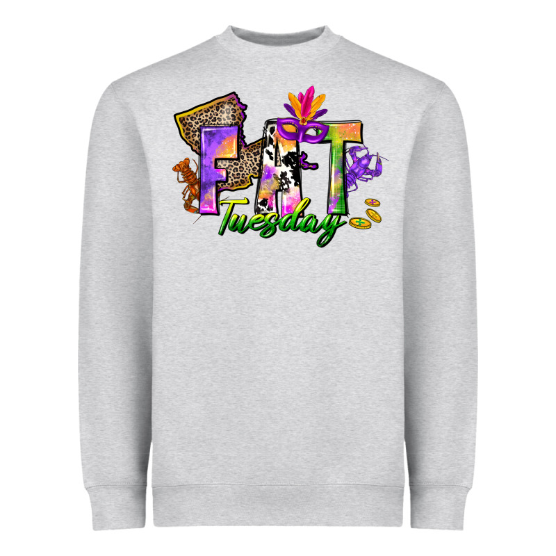 Fat Tuesday Heavyweight Sweatshirt by CowGirlArtShop | Teevron