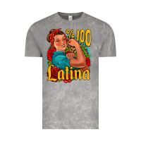 Cloud Rock hundred percent latina strong woman Vintage Tee - Jasminsmagicworld