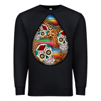 Black mexican teardrop  2 Premium Sweatshirt - BundleAndBundleShop
