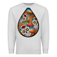 Dove Grey mexican teardrop  2 Premium Sweatshirt - BundleAndBundleShop