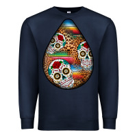 Navy mexican teardrop  2 Premium Sweatshirt - BundleAndBundleShop