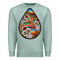 Seafoam mexican teardrop  2 Premium Sweatshirt - BundleAndBundleShop
